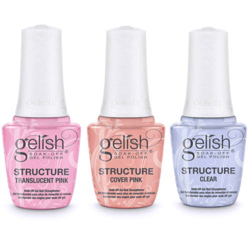 [HARMONY] Gelish Structure - TRANSLUCENT PINK, COVER PINK, CLEAR(1140004~1140006)